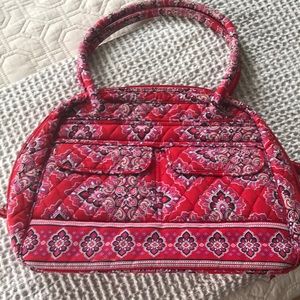 Vera Bradley “frankly scarlet” pattern purse